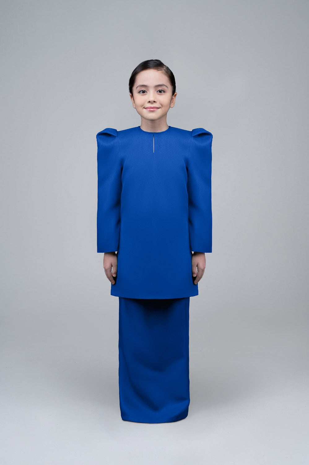 RR BASIC Baju Kurung Pahang Girl in Electric Blue '25