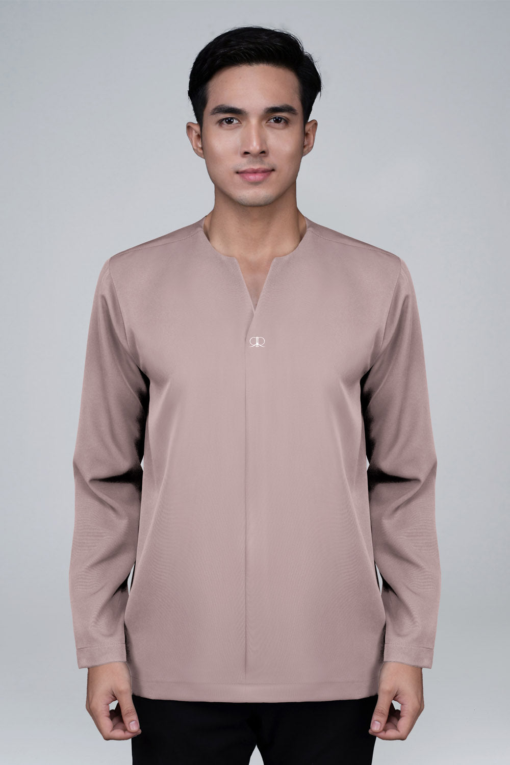 RR BASIC Plain Kurta Top in Blush Pink '25