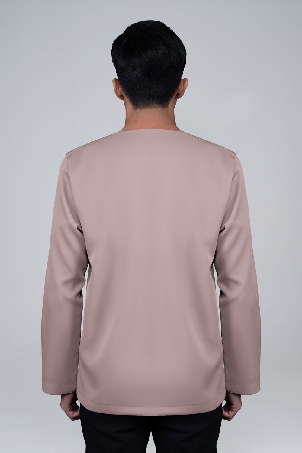 RR BASIC Plain Kurta Top in Blush Pink '25