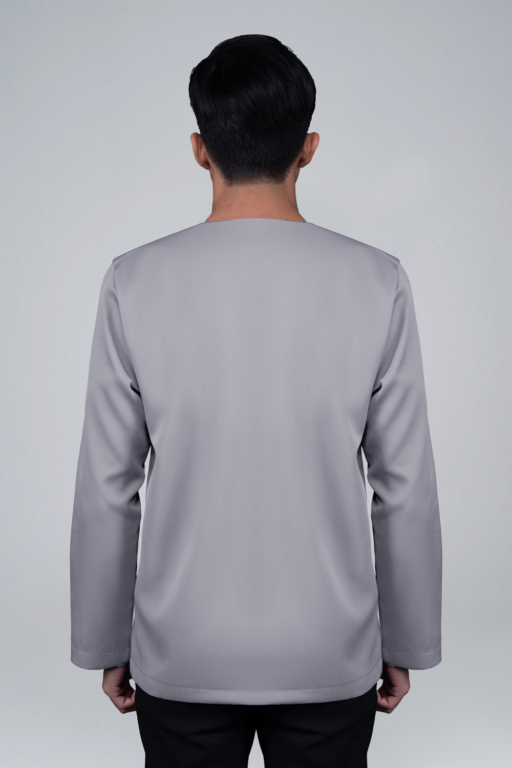 RR BASIC Plain Kurta Top in Grey '25