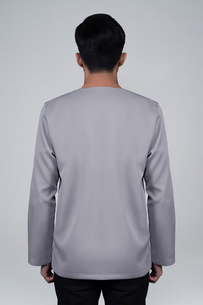 RR BASIC Plain Kurta Top in Grey '25