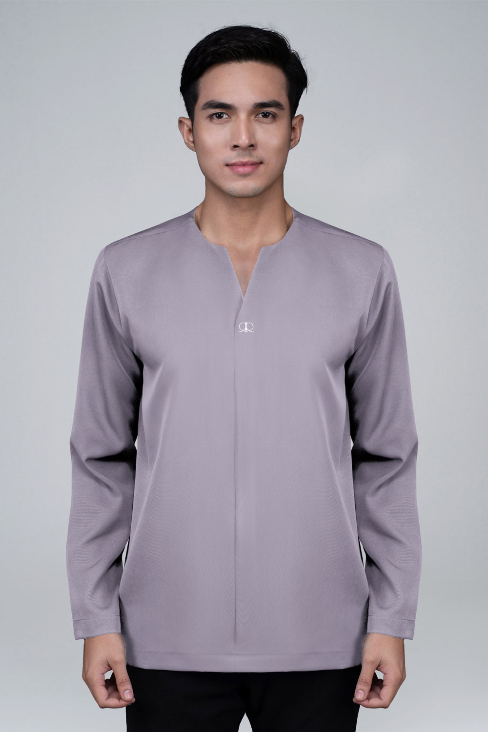 RR BASIC Plain Kurta Top in Lilac '25