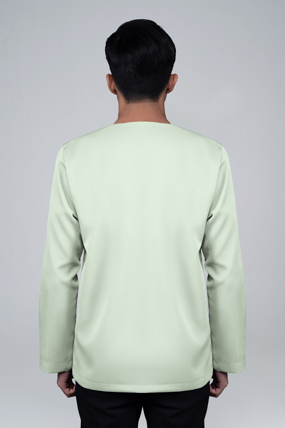 RR BASIC Plain Kurta Top in Mint Green '25