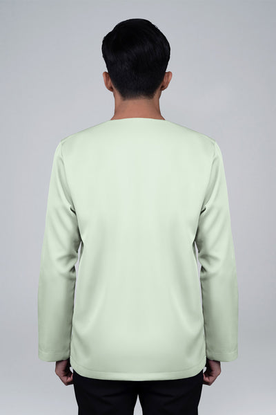 RR BASIC Plain Kurta Top in Mint Green '25