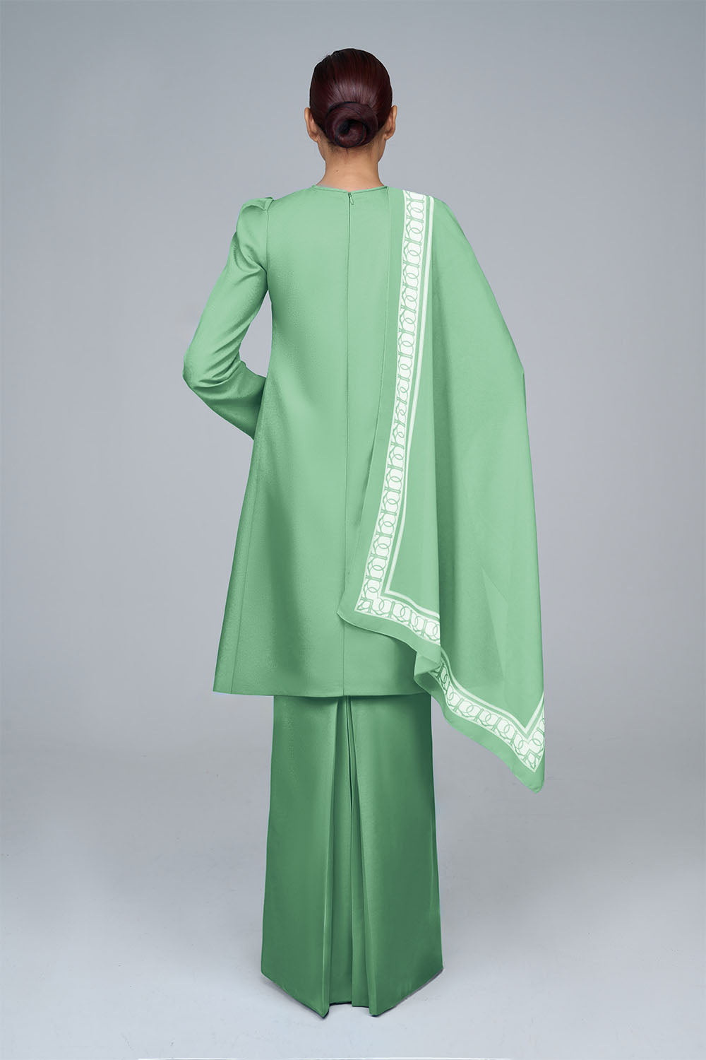 RR BASIC Kurung Pahang in Jade Green '25