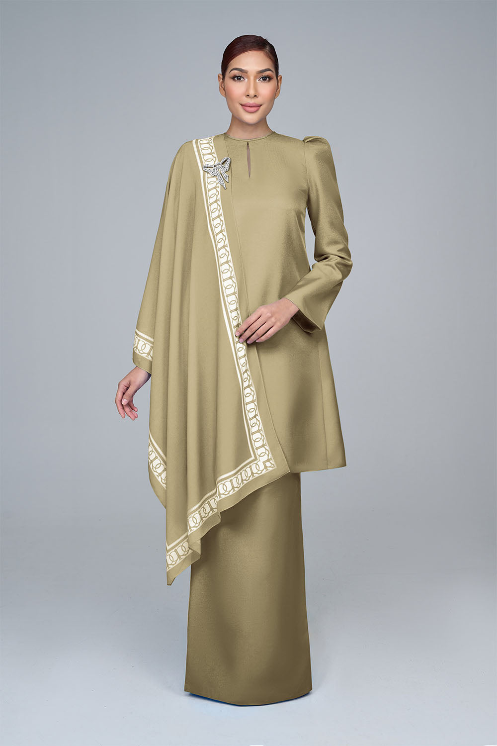 RR BASIC Kurung Pahang in Khakis Brown '25