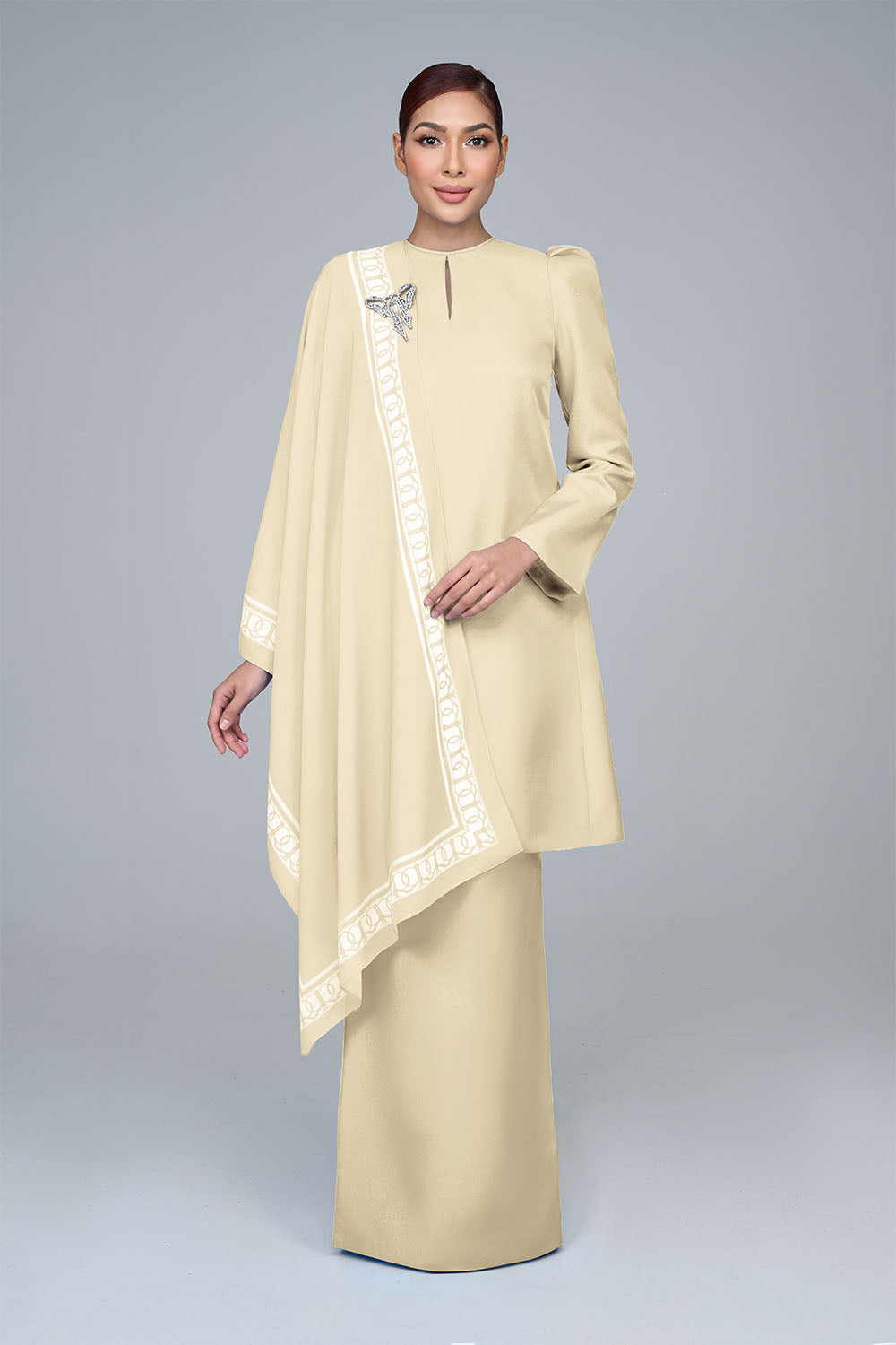 RR BASIC Kurung Pahang in Light Brown '25