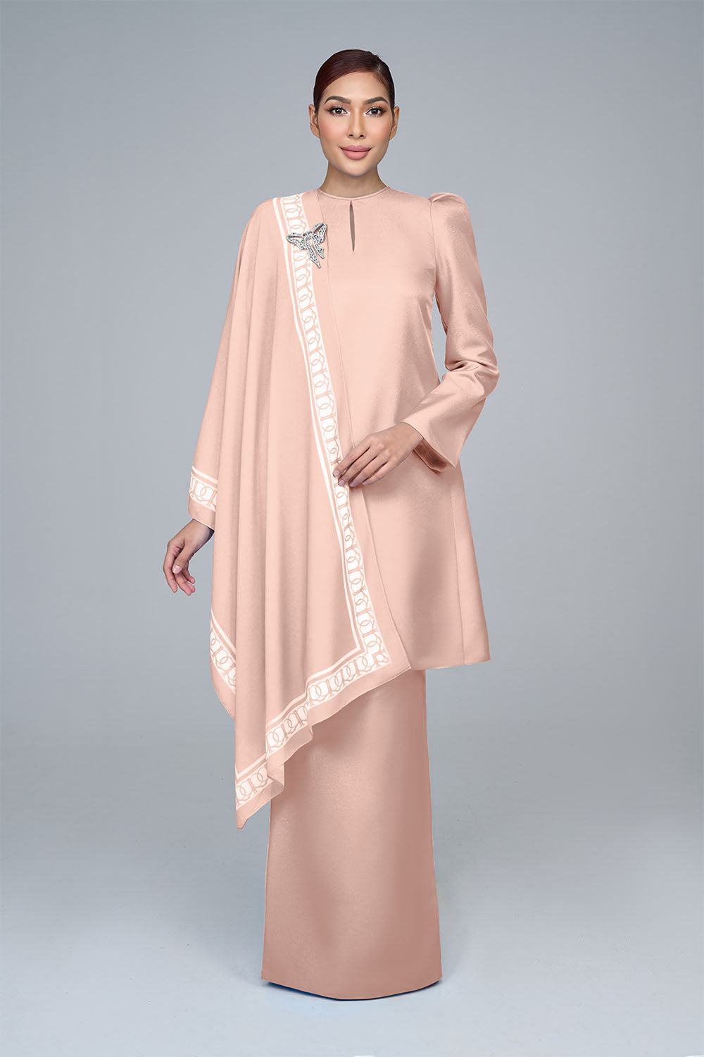 RR BASIC Kurung Pahang in Nude '25