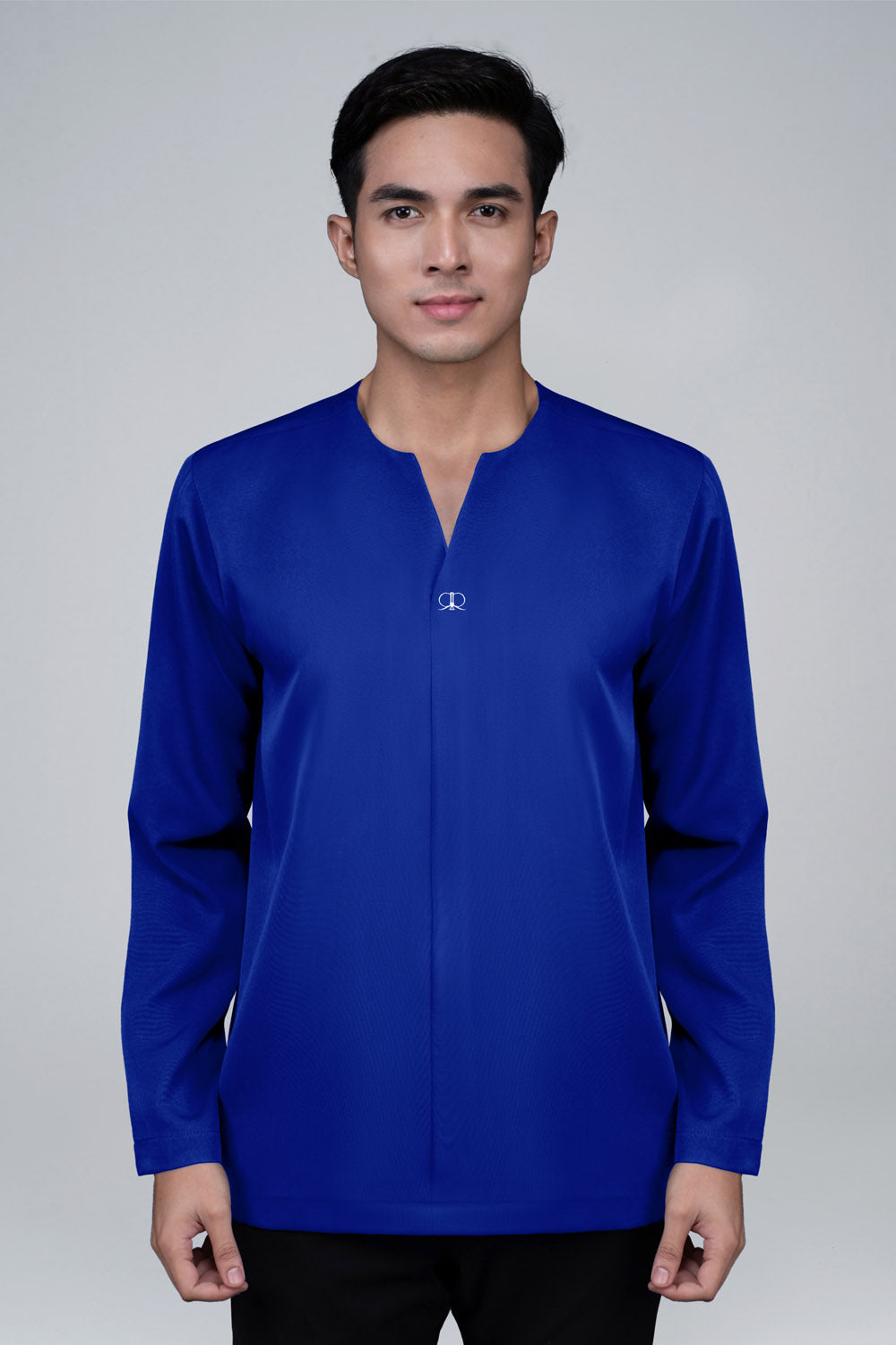 RR BASIC Plain Kurta Top in Electric Blue '25