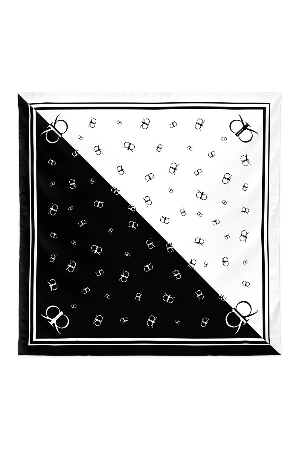 RR Cleo Scarf in Black White