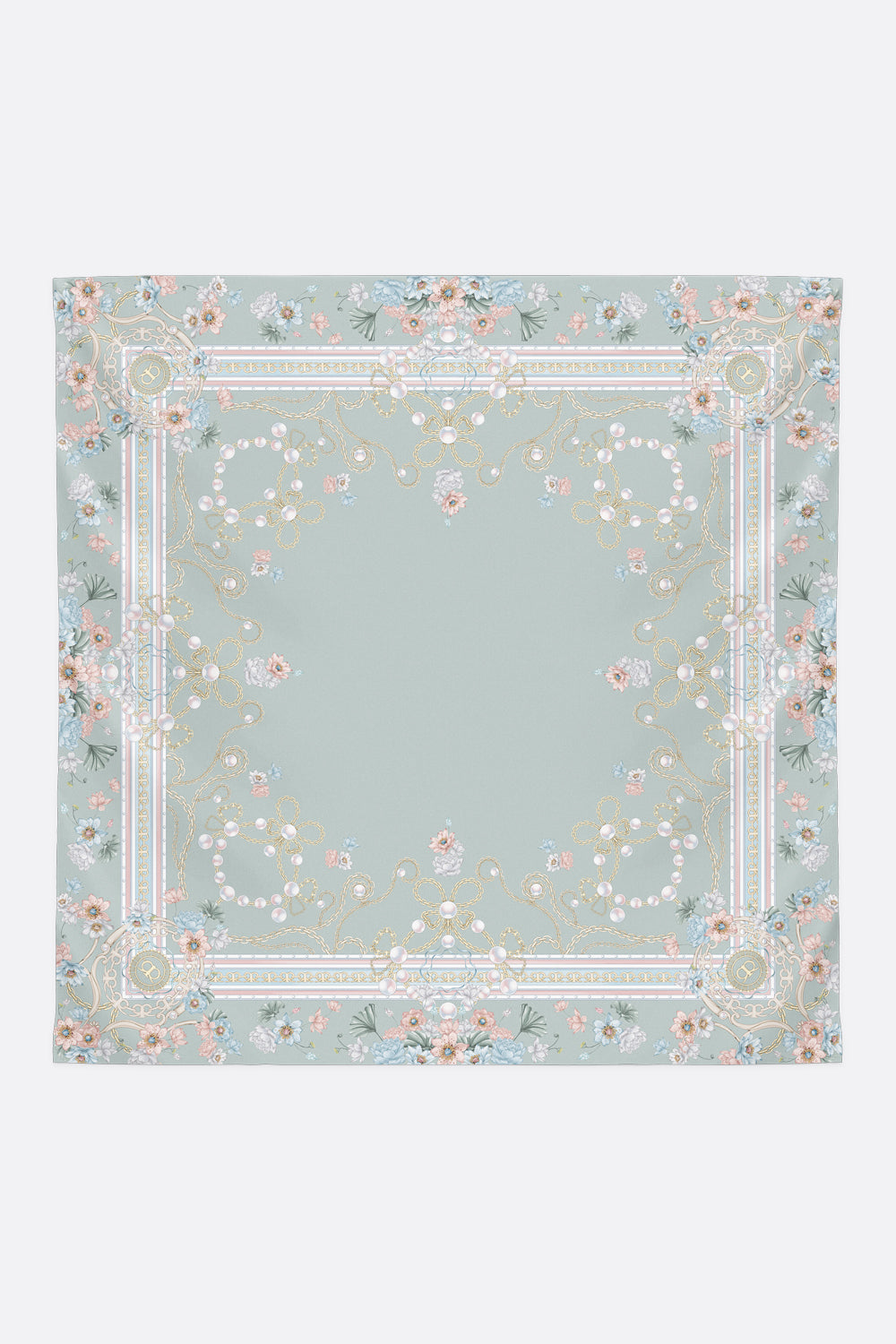 MIRRABELLA SCARF IN MILKY GREEN