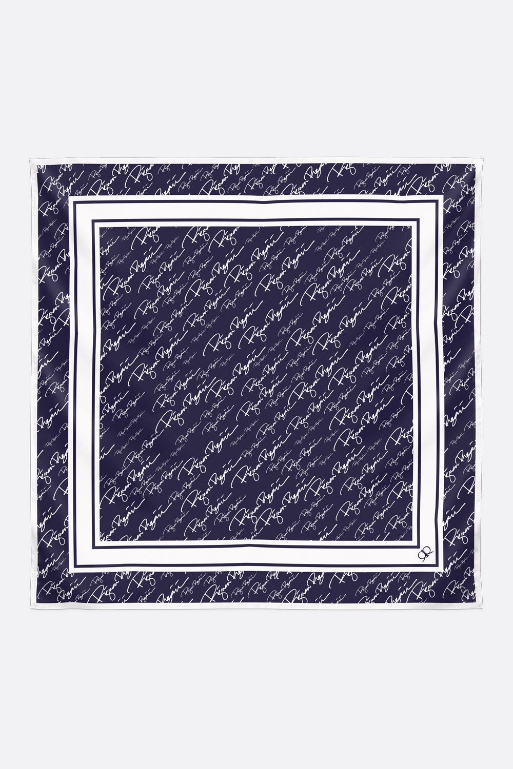 Signaturre Scarf in Navy Blue