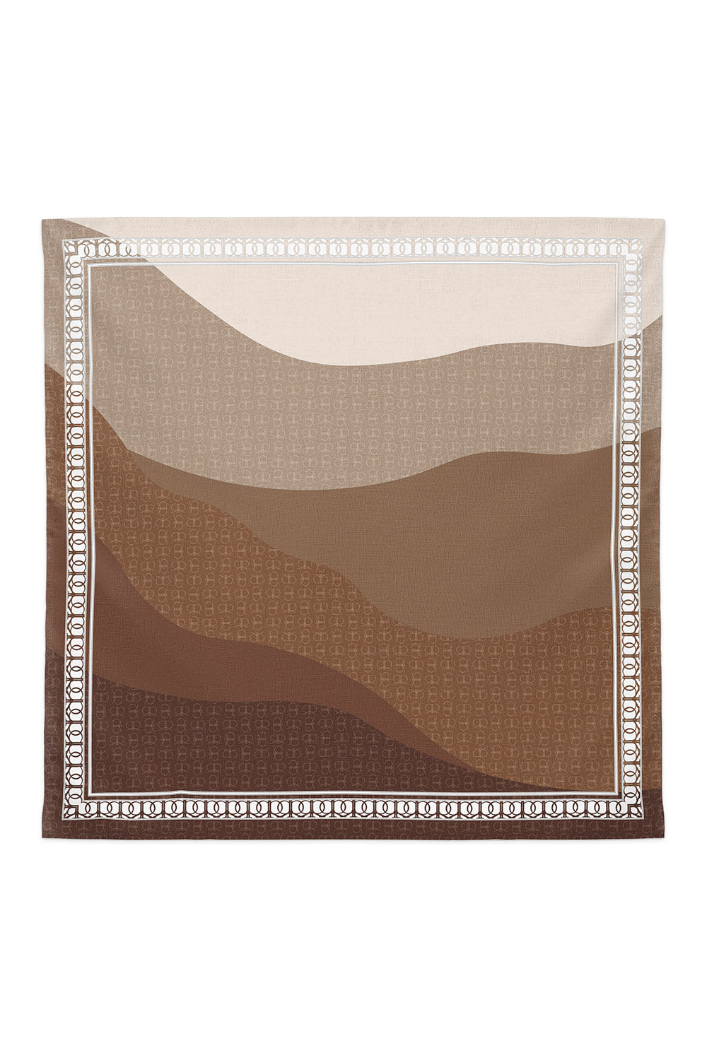 RR Mono Wave Scarf in Brown