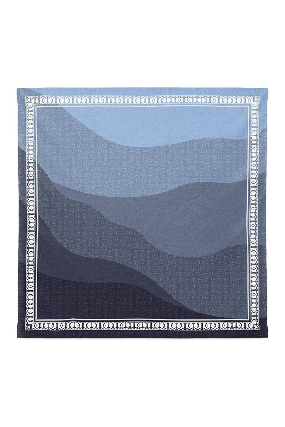 RR Mono Wave Scarf in Blue