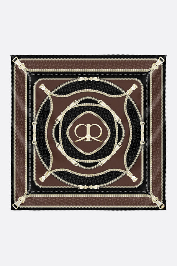 RR Zipperr Scarf in Chocolate
