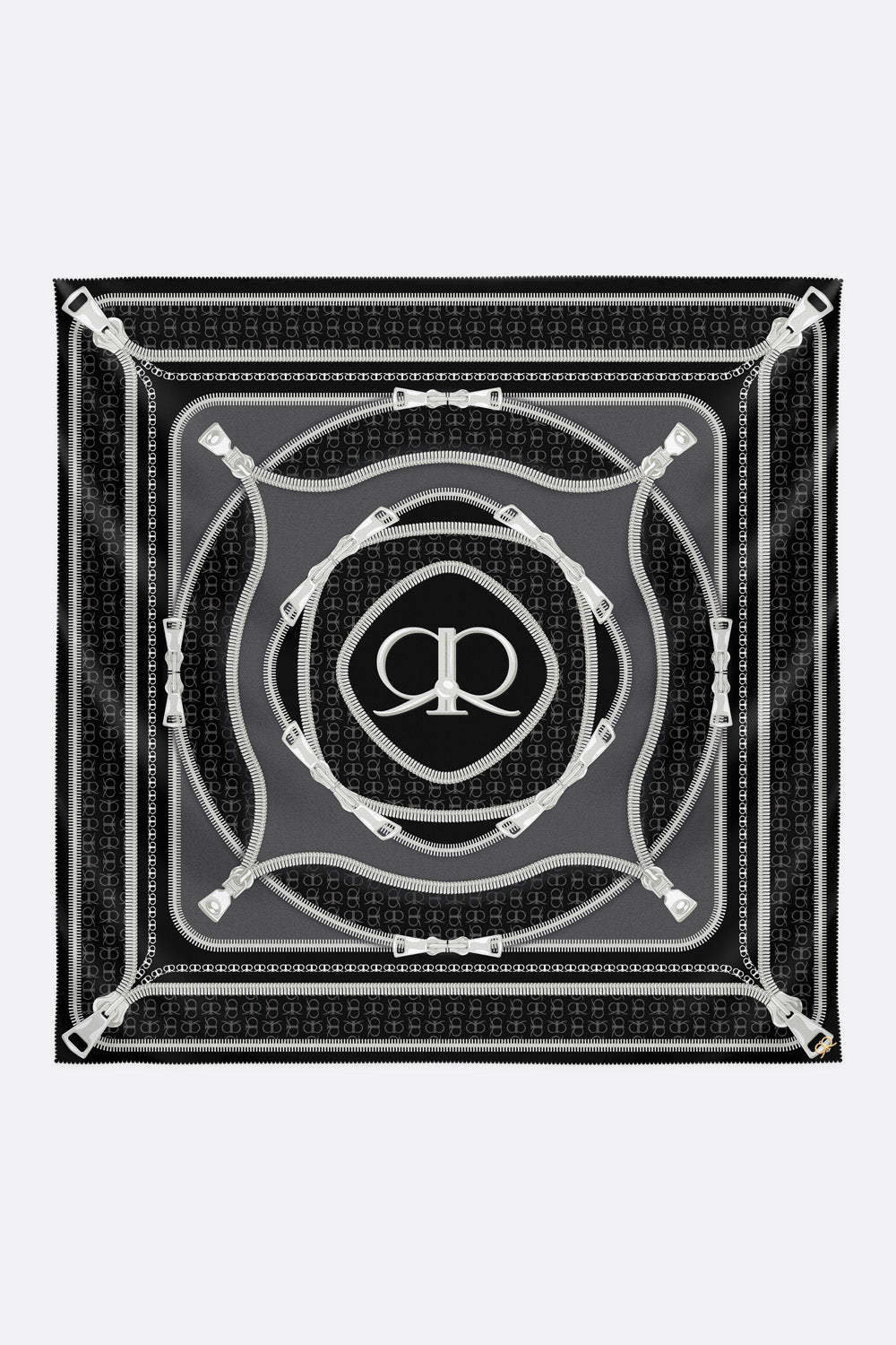 RR Zipperr Scarf in Onyx Black