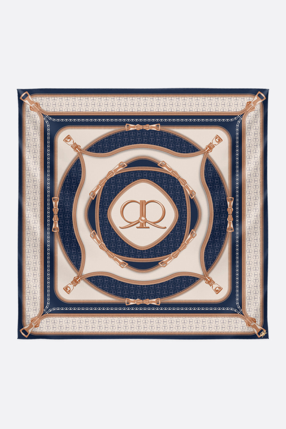 RR Zipperr Scarf in Royal Navy