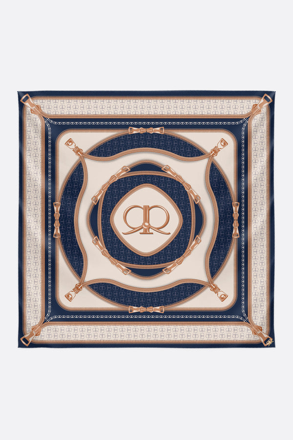 RR Zipperr Scarf in Royal Navy