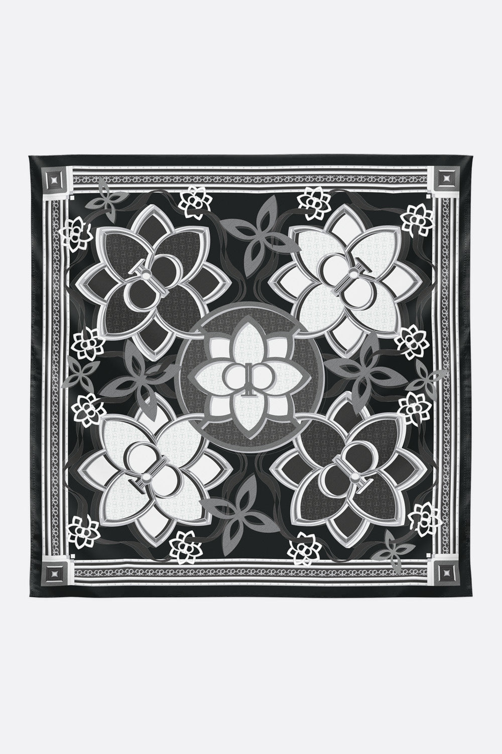 Rebirrth Silk Scarf in Black