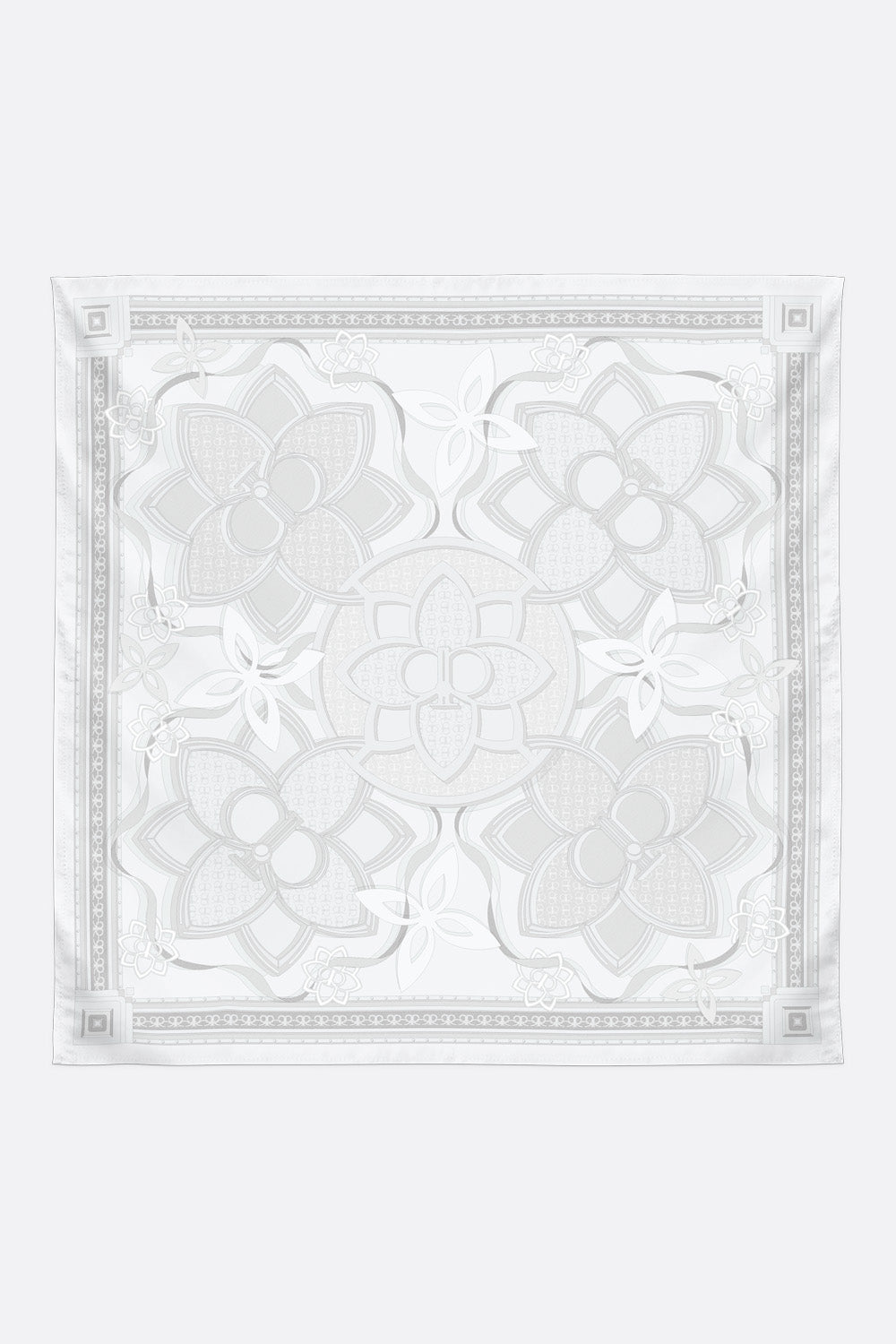 Rebirrth Silk Scarf in Gray