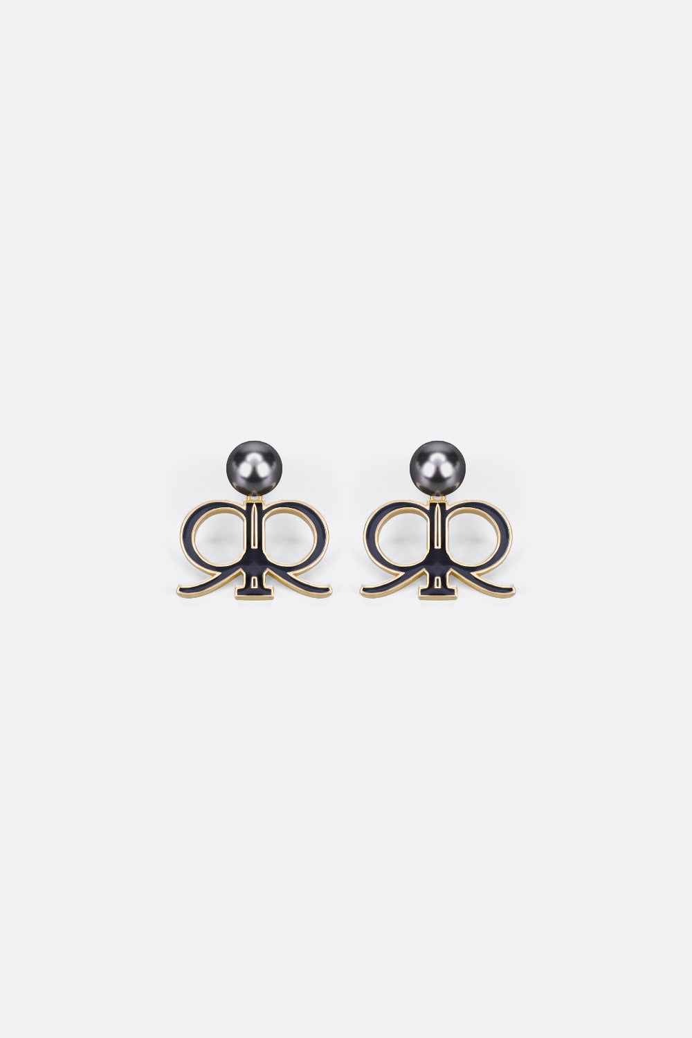 Derrica Earring in Black Gold
