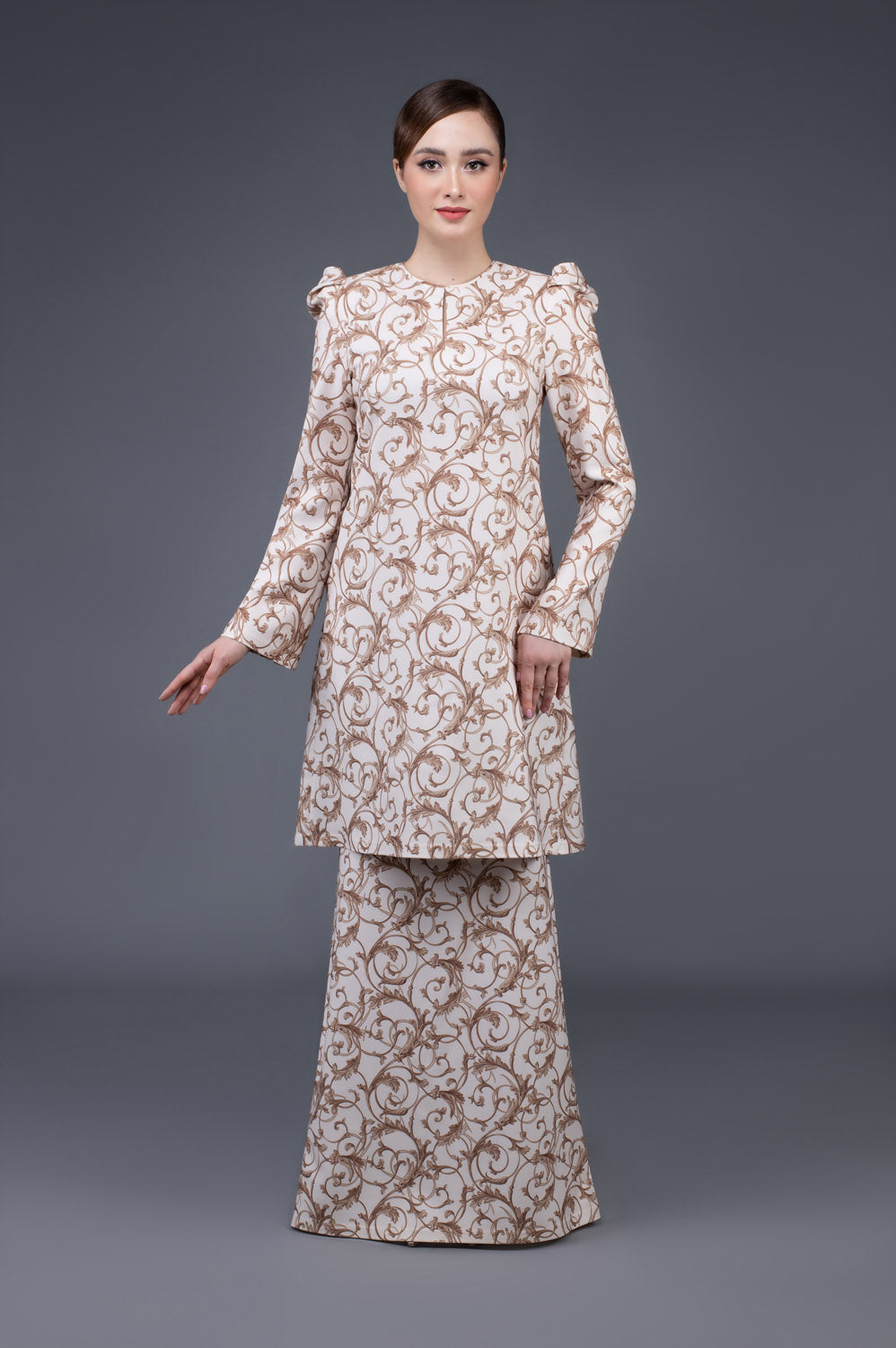 RR Baju Kurung Pahang Baroque in Khakis