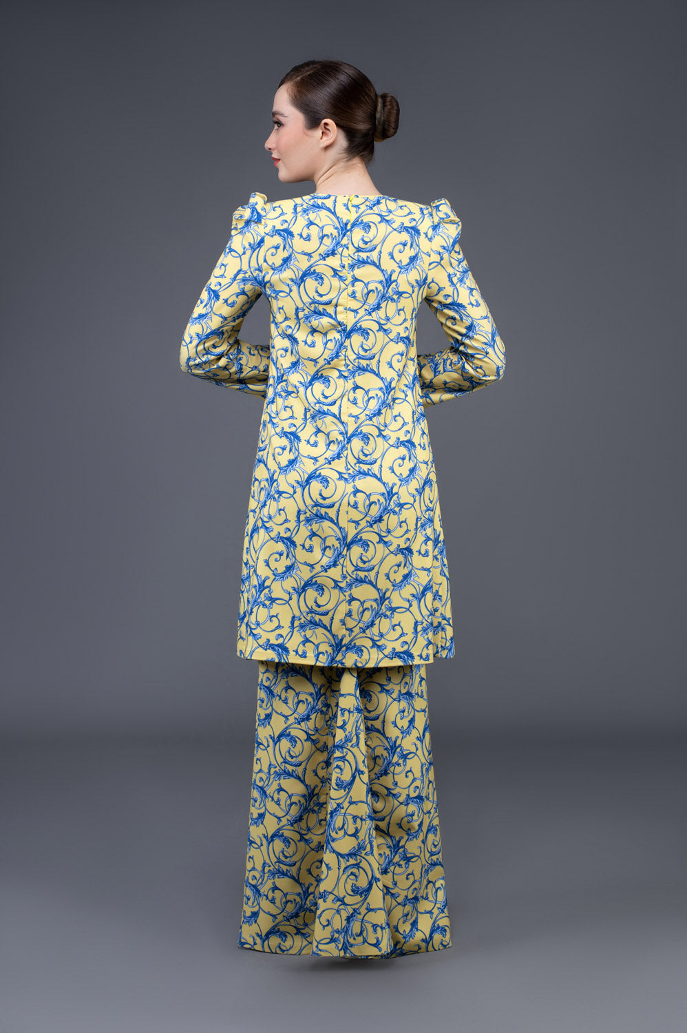 RR Baju Kurung Pahang Baroque in Yellow