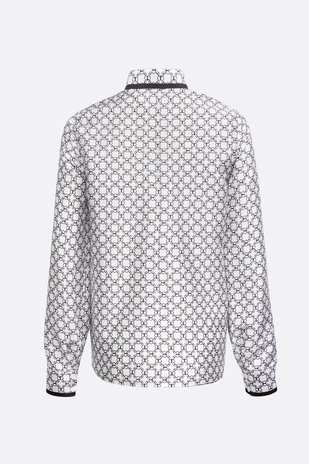 Zarra Shirt in White Black