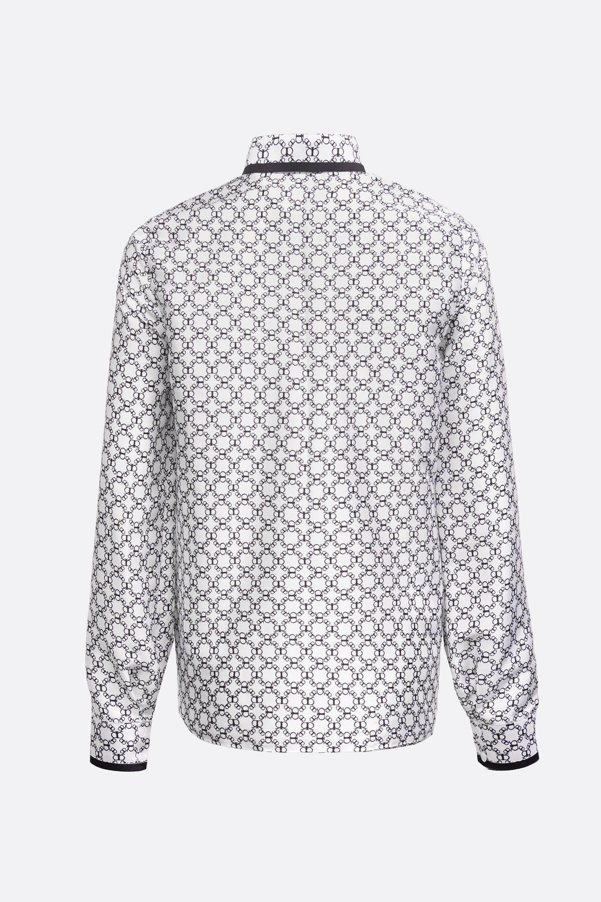 Zarra Shirt in White Black