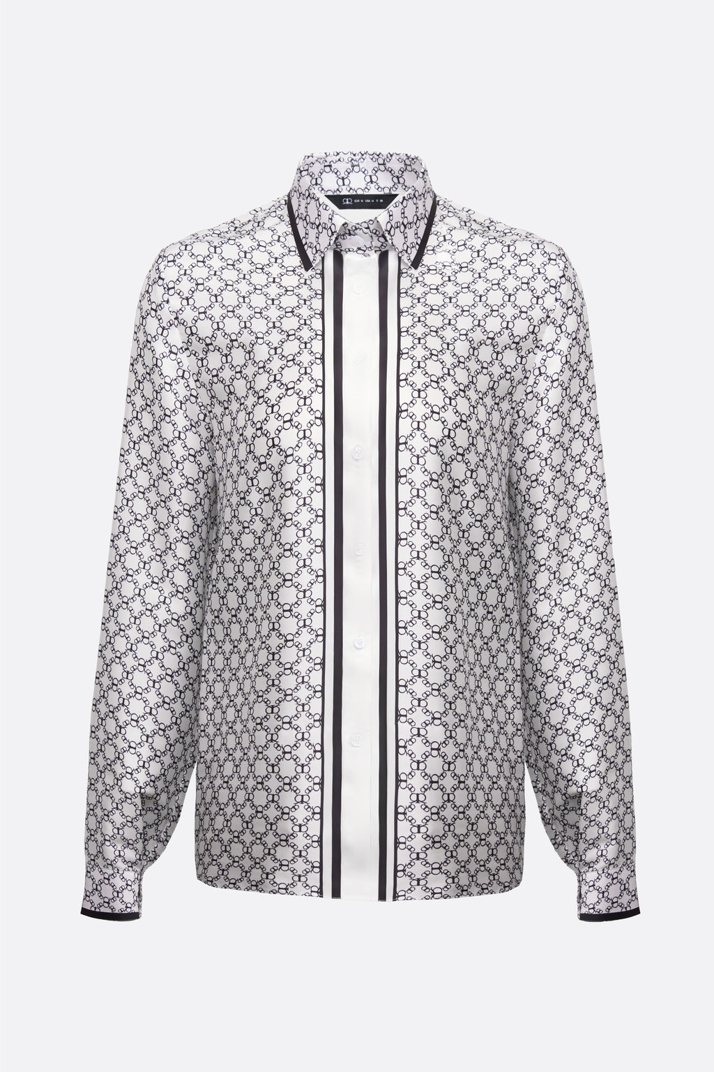 Zarra Shirt in White Black