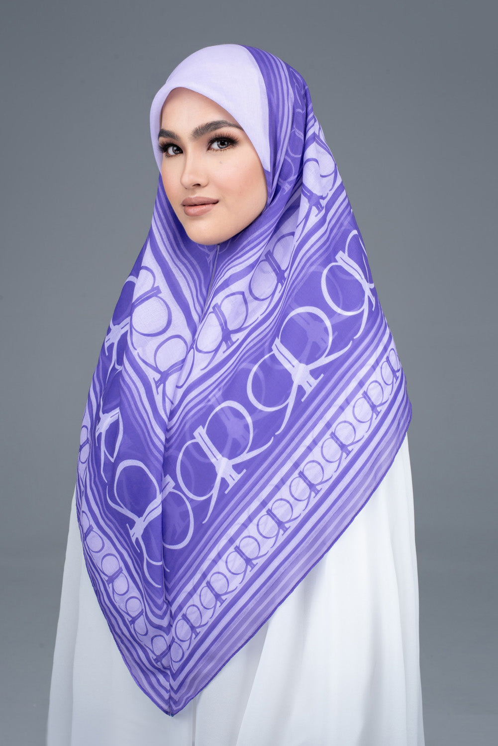 RR Royalty Cotton Scarf in Lavender